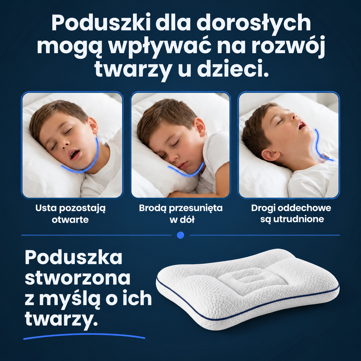 Poduszka ortopedyczna dla dzieci
