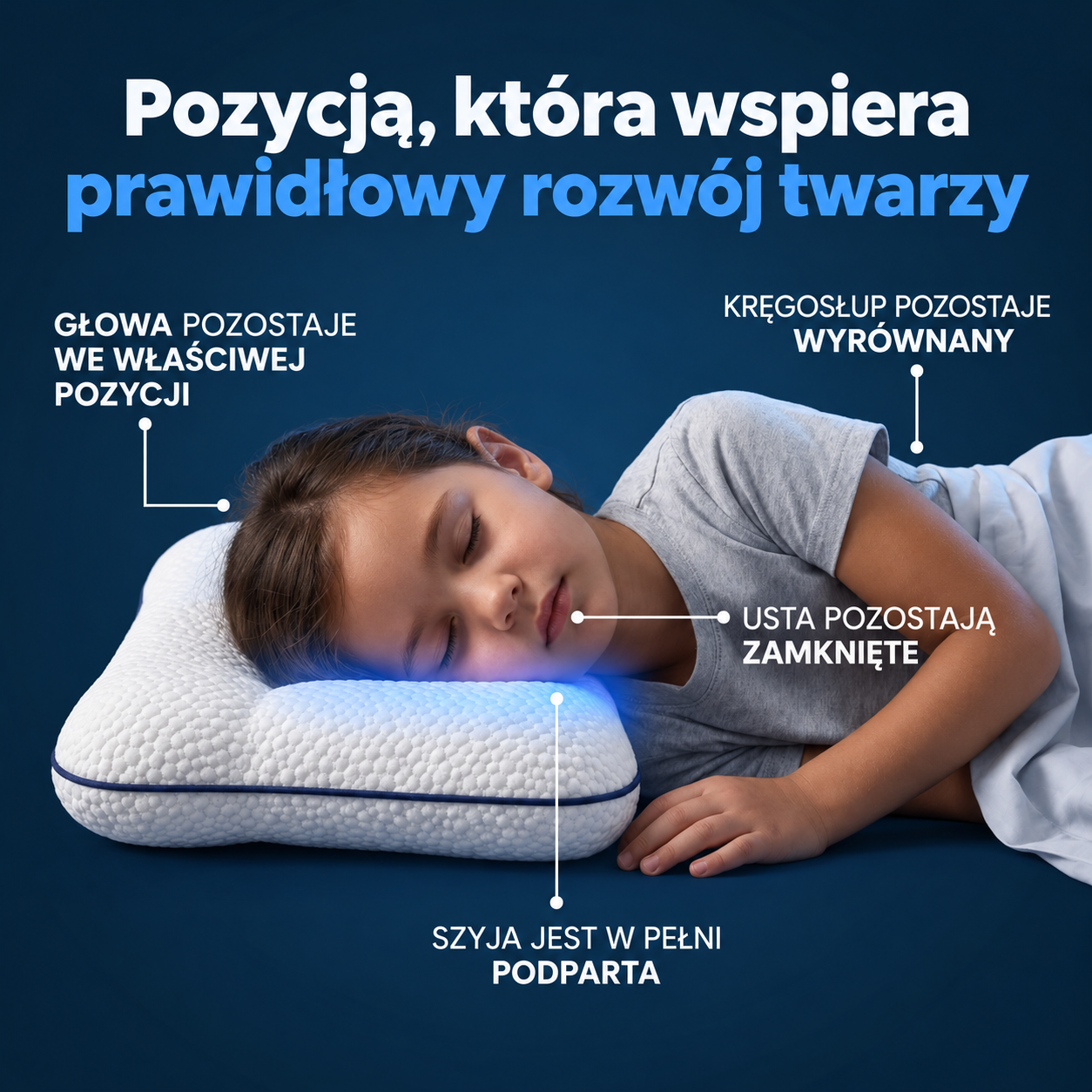 Poduszka ortopedyczna dla dzieci